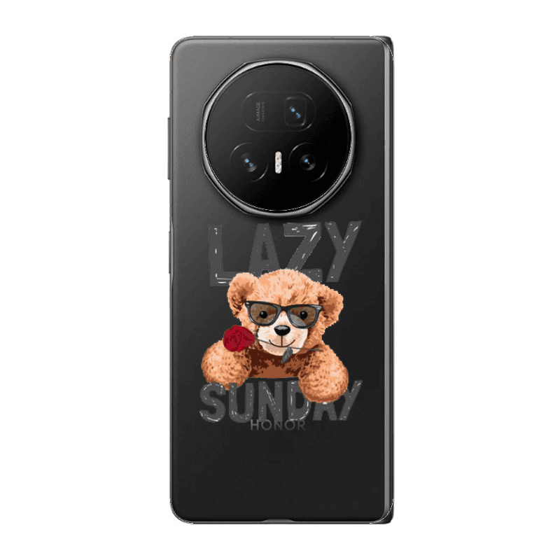 Honor Magic V5 Lazy sunday Transparent Silicone TPU Θήκη